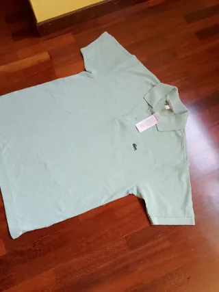 Polo Lacoste Verde Claro Talla M