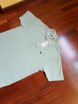 Polo Lacoste Verde Claro Talla M