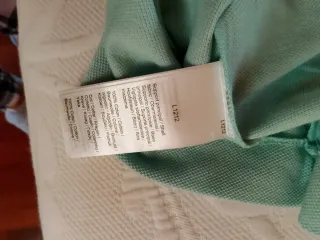 Polo Lacoste Verde Claro Talla M