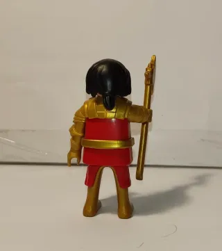 Playmobil Caballero Guerrero Dorado Hacha Espada