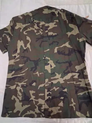 Camisola militar manga corta