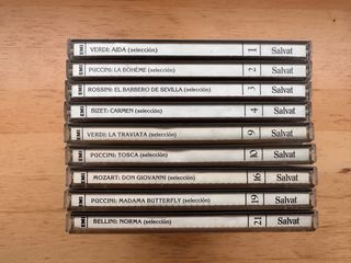 Lote 9 CDs Ópera Salvat.