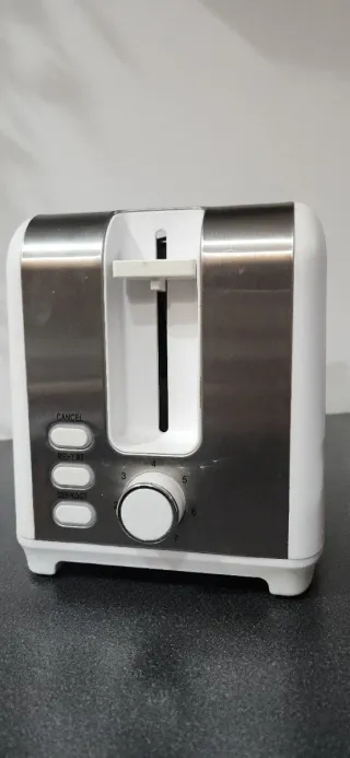 Tostadora Acero Inoxidable Blanca Marca Twinzee