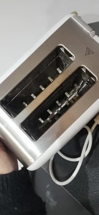 Tostadora Acero Inoxidable Blanca Marca Twinzee