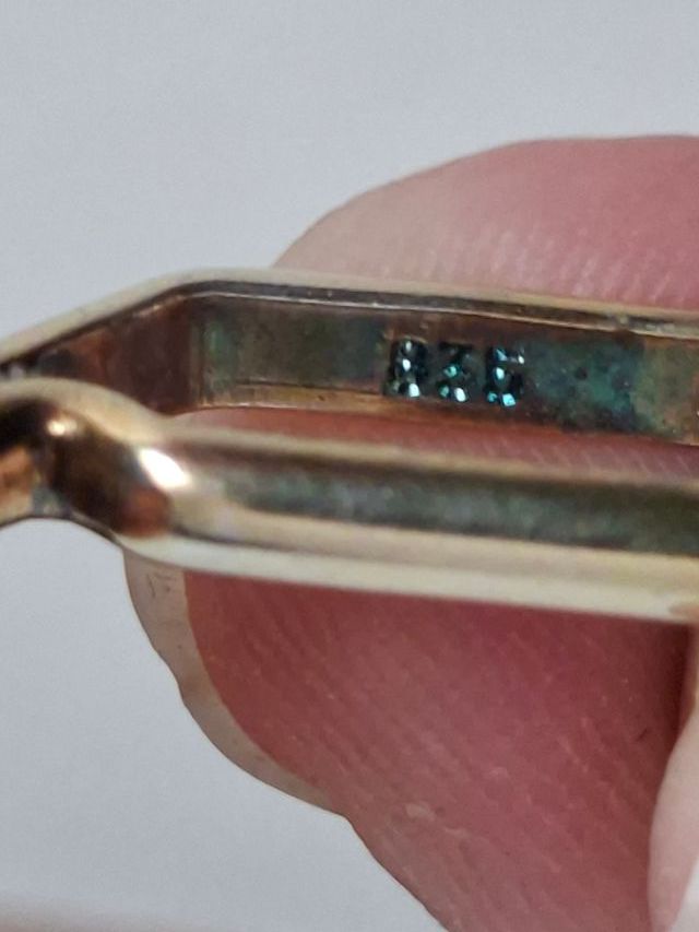 Gemelos Plata Dorada y Malaquita