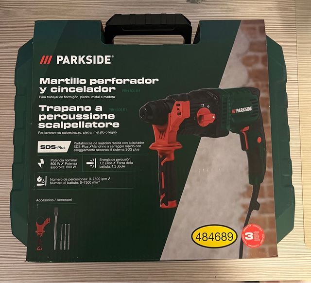 Martillo Perforador y Cincelador Parkside PBH 800