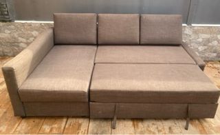 Sofá Cama Chaiselongue Marrón