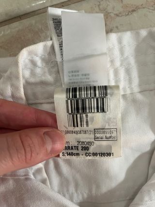 Set kimono, guantoni e protezioni