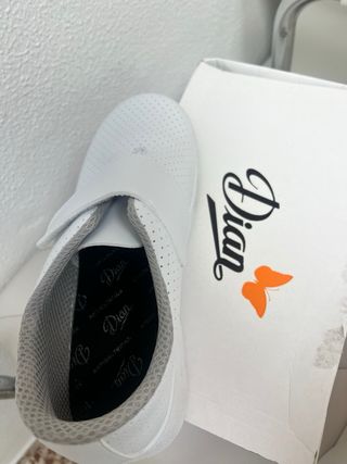 Zapatos Dian Blancos de Trabajo