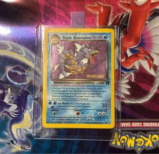 Dark Gyarados Holo PRERELEASE Carta Pokémon