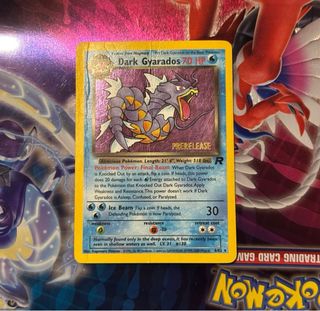 Dark Gyarados Holo PRERELEASE Carta Pokémon