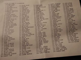 Consola TV Game 2600 (Tipo Atari)