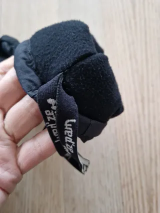 Manoplas guantes nieve Wedze negras,