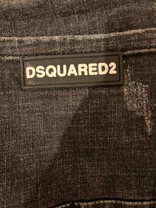 Jeans Dsquared2 uomo grigio strappati