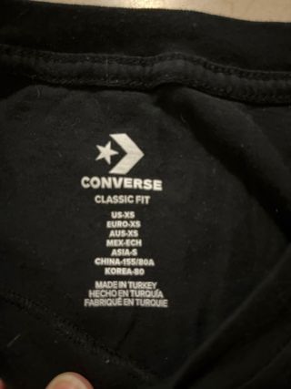 Camiseta Converse Talla XS