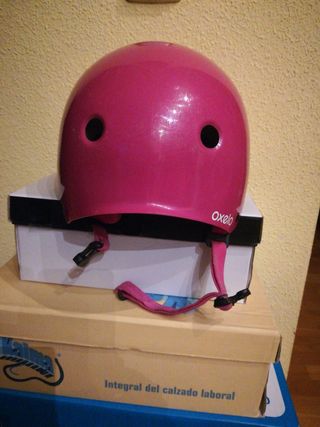Casco para bici rosa