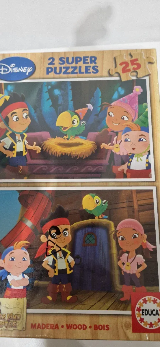 2 Puzzles Disney Piratas 25 Piezas