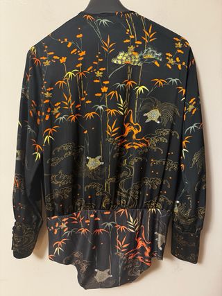 Body fluido estampado Zara