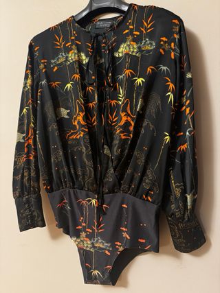 Body fluido estampado Zara
