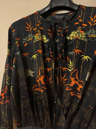 Body fluido estampado Zara