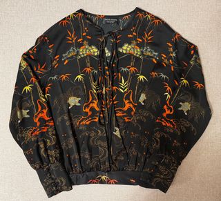 Body fluido estampado Zara