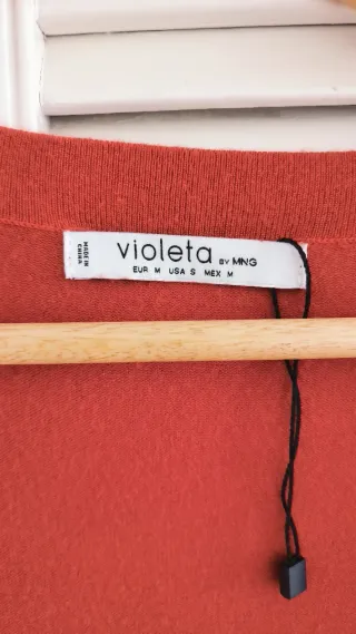 Jersey Violeta by Mango con Cadena