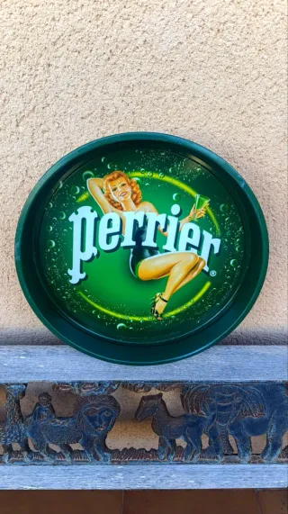 Bandejas Vintage Perrier Set x2