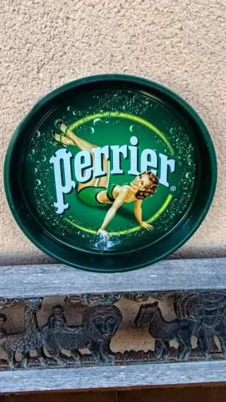 Bandejas Vintage Perrier Set x2