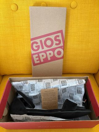 Sandalias Gioseppo Ante Negro Talla 38