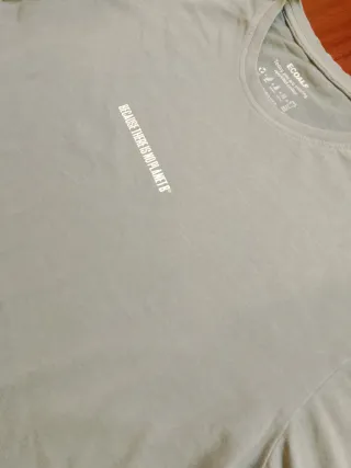 Camiseta Ecoalf Verde Caqui Talla S