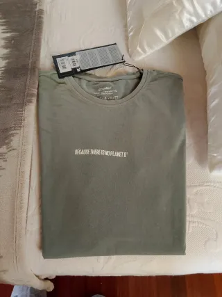Camiseta Ecoalf Verde Caqui Talla S