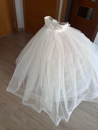 Cancán Margarita Vercher blanco talla pequeña