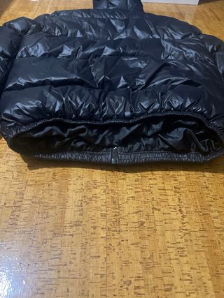 Chaqueta Puffer Brillante Zara Negra