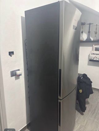 Frigorífico Haier Negro y Plata