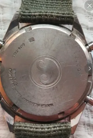 Reloj Seiko Titanium SQ100 Cronógrafo Vintage