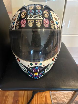 Casco Moto Integral Diseño Calavera nzi