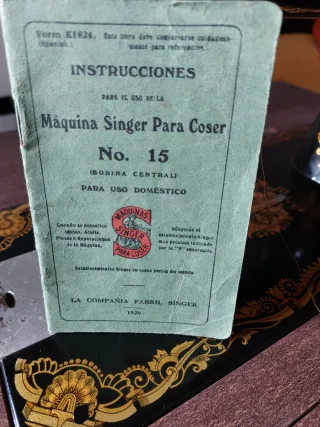 Máquina de coser Singer 15 - 1920