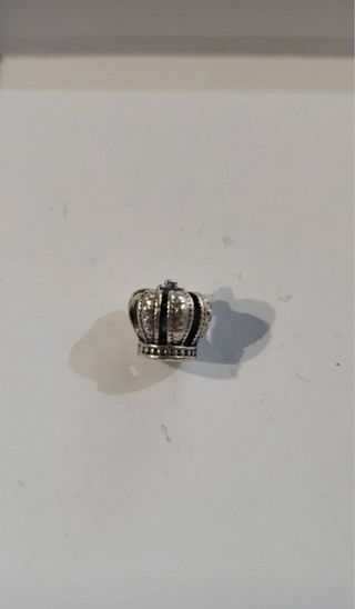 Charme Corona Pandora Argento Nero