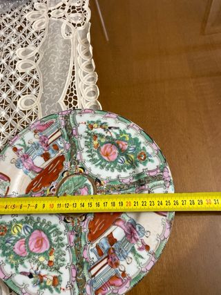 2 Platos Porcelana Antigua China Macao