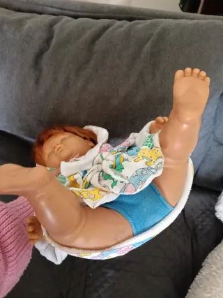 Muñeco Baby Febber años 80