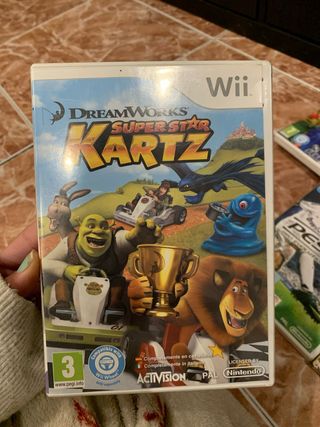 Pacchetto giochi Wii con controller e volante