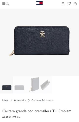 Cartera Tommy Hilfiger Negra Mujer