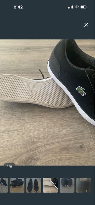 Zapatillas Lacoste Negras