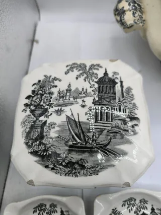 La Cartuja de Sevilla Pickman Vajilla Porcelana