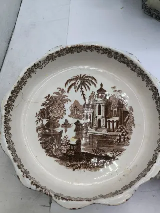 La Cartuja de Sevilla Pickman Vajilla Porcelana