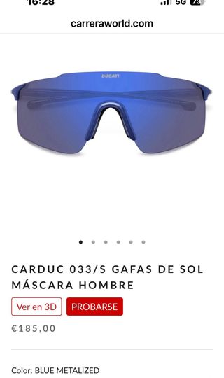 Gafas de sol Carreras Ducati (azul)