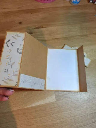 Postal artesanal Mariposa