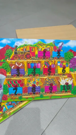 Cajón 4 Puzzles Madera Niños