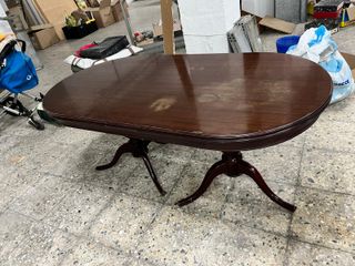 Mesa de comedor madera ovalada