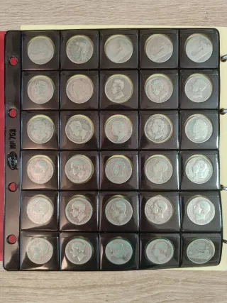 Lote de 80 Monedas de 1 y 2 Pesetas